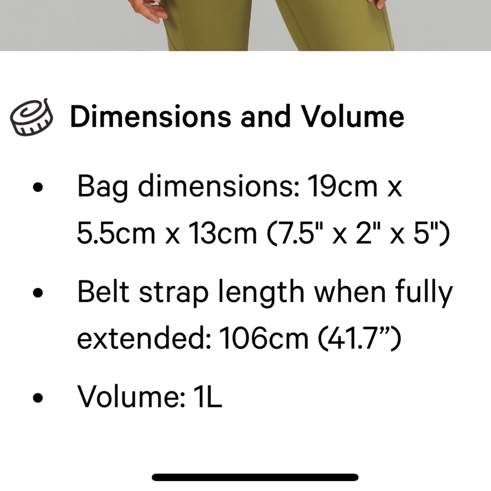 LAST ONE Silver Drop Everywhere Belt Bag lululemon - Picture 7 of 8